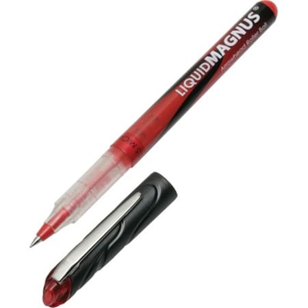 Made-To-Stick 752001 Needle Liquid Magnus Roller Ball Stick Pen  Red Ink MA3757896
